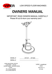 Viper VF1520 Owner's Manual