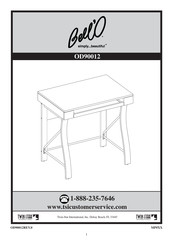 Twin-Star International Bell'O OD90012 Assembly Instructions Manual
