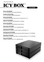 RaidSonic Technology ICY BOX IB-563SSK Manual