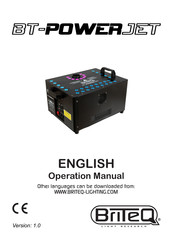 Briteq BT-POWERJET Operation Manual