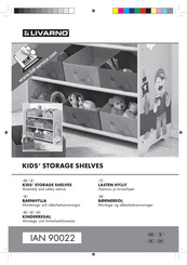 LIVARNO KIDS' STORAGE SHELVES 90022 Assembly And Safety Advice