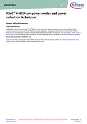 Infineon PSoC 6 Manual