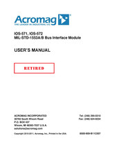 Acromag IOS-572 User Manual