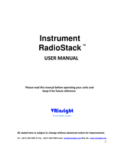 VRinsight Instrument RadioStack User Manual