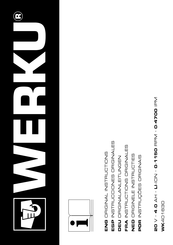 WERKU WK401630 Original Instructions Manual