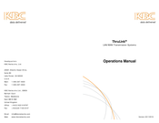 KBC ThruLink THLK Series Operation Manual