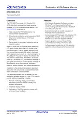 Renesas RTD120D-EVK Software Manual
