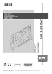 BFT A-CT BOARD SW Installation Manual