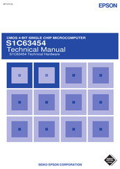 Epson S1C63454 Technical Manual