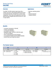 Yageo KEMET EA2-4.5(1)NJ Manual
