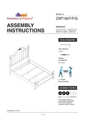 Furniture of America CM7184F Assembly Instructions Manual