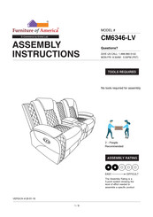 Furniture of America Alexia CM6346-LV Assembly Instructions Manual