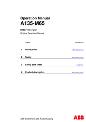 ABB HT597101 Operation Manual