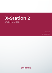 suprema X-Station 2 XS2-QDPB User Manual