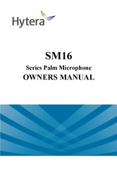 Hytera SM16 Owner's Manual