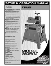 General International 30-120 M1 Setup & Operation Manual