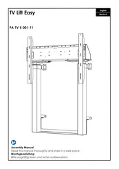 opendesk TV Lift Easy PA-TV-E-001-11 Assembly Manual