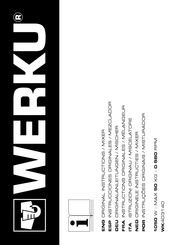 WERKU WK403140 Original Instructions Manual