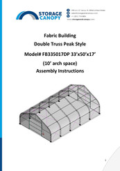 Storage Canopy FB335017DP Assembly Instructions Manual