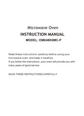 Midea EM048K6MC-P Instruction Manual
