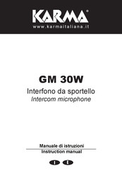 Karma GM 30W Instruction Manual