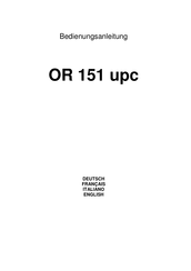 UPC OR 151 Manual