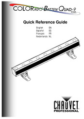 Chauvet Professional COLORADO BATTEN QUAD-9 TOUR Quick Reference Manual