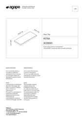 agape PETRA ACER093 Assembly Instructions Manual