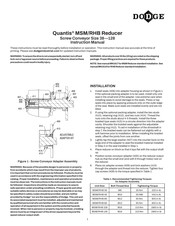 Dodge Quantis MSM/RHB 38 Instruction Manual