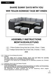 MeXo J9546 Assembly Instructions Manual