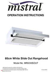 GSM mistral MR60WSOUT Operation Instructions Manual