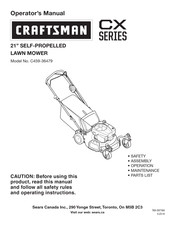 Craftsman C459-36479 Operator's Manual
