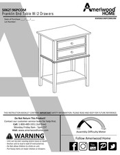 Ameriwood HOME Franklin 5062196PCOM Manual