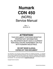 Numark CDN450 Service Manual