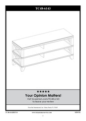 Twin-Star International TC48-6143 Assembly Instructions Manual