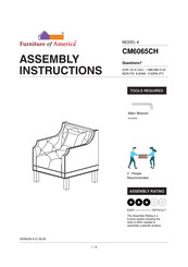 Furniture of America CM6065CH Assembly Instructions Manual