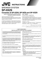 JVC SP-HXZ9 Instructions Manual