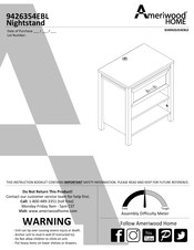 Ameriwood HOME 810569984 Assembly Instructions Manual