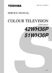 Toshiba 42WH36P Service Manual