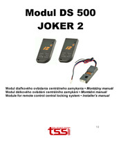 TSS JOKER 2 DS 500 Installer Manual