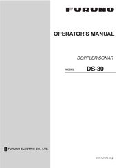 Furuno DS-30 Operator's Manual