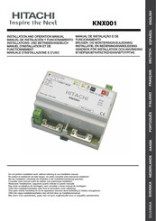 Hitachi KNX001 Installation And Operation Manual