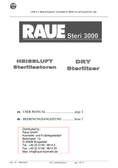 Raue Steri 3000 User Manual