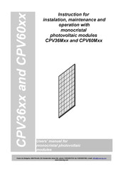 Crane CPV60M Series User Manual