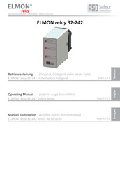 ELMON 32-242 Operating Manual