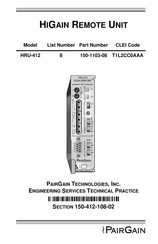 PairGain 150-1103-08 Manual