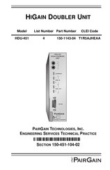 PairGain 150-1143-04 Manual