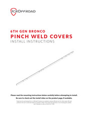 Jcroffroad 6TH GEN BRONCO Install Instructions