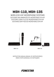 FONESTAR MSH-135 Instruction Manual