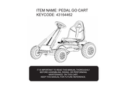 Homcom PEDAL GO CART Instructions Manual